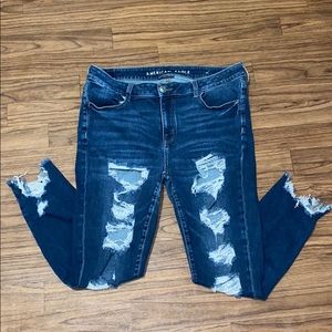 American eagle ripped jeans